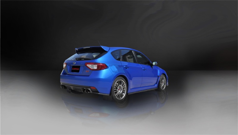 Subaru Impreza Performance Exhaust - Dual Rear Exit - CORSA Performance - Sport Cat-Back - Black - `08-`14